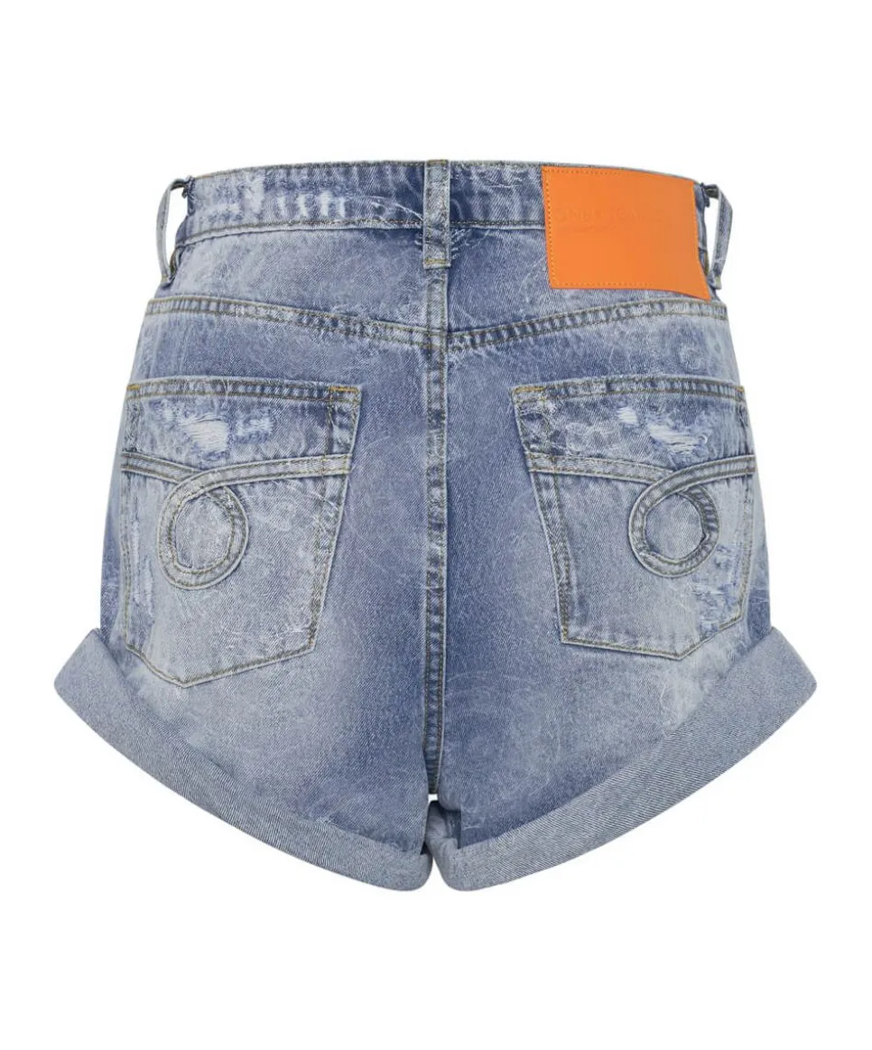 Denim Shorts|ONE TEASPOON Misty Cymatic Bandit High Waist Denim Shorts