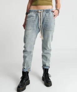 Denim Jeans|ONE TEASPOON Montana Shabbies Drawstring Boyfriend Jeans