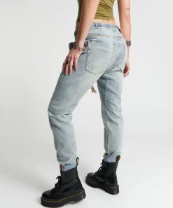 Denim Jeans|ONE TEASPOON Montana Shabbies Drawstring Boyfriend Jeans