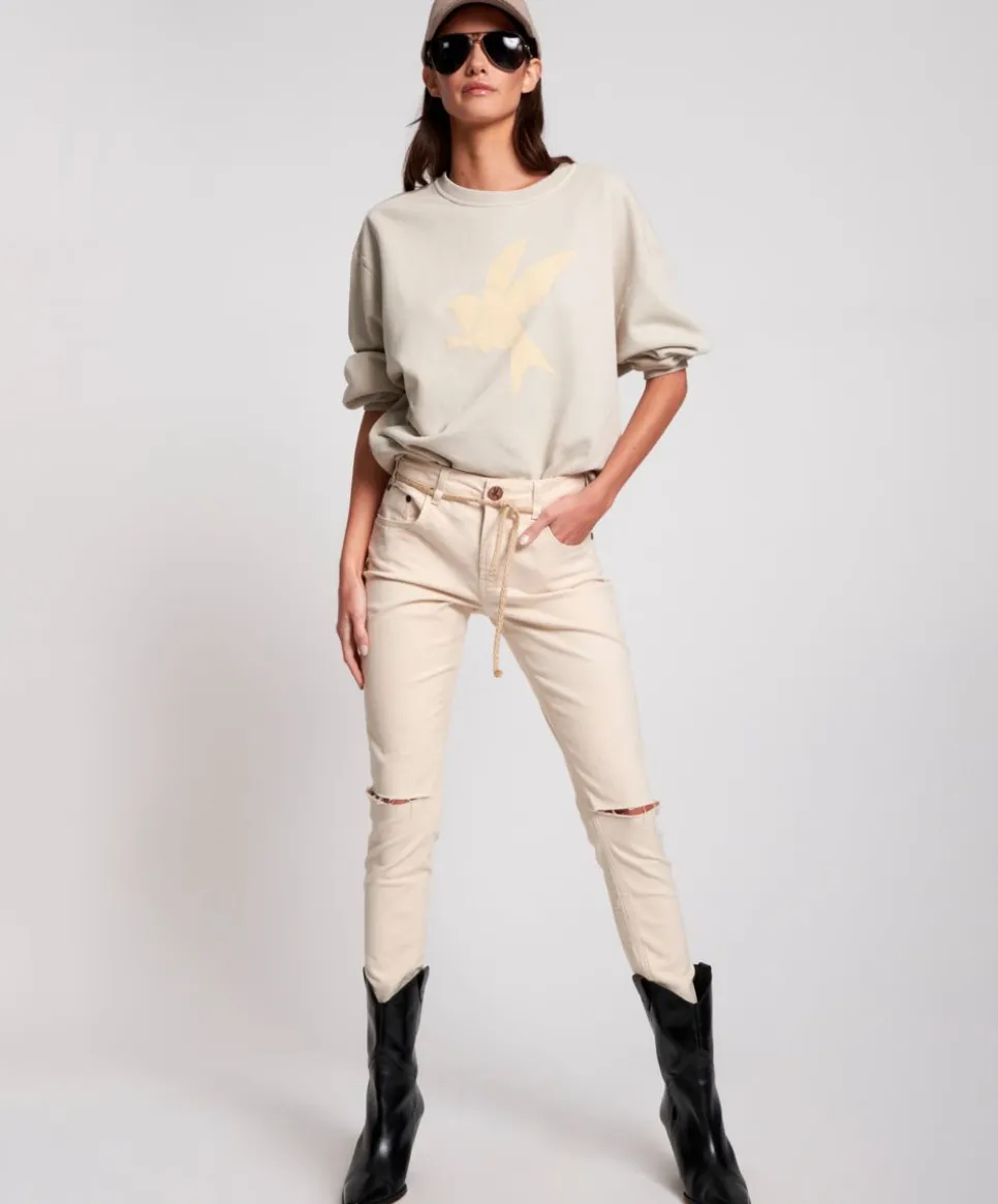 Denim Jeans|ONE TEASPOON Nashville Cream High Waist Freebirds Ii