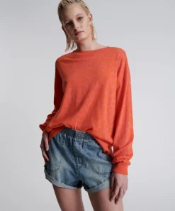 Knitwear|ONE TEASPOON Neon Leopard Knit Sweater