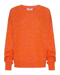 Knitwear|ONE TEASPOON Neon Leopard Knit Sweater