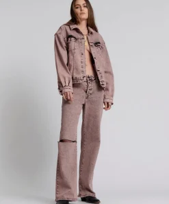 Denim Jeans|ONE TEASPOON Night Haze Jackson Mid Waist Wide Leg Jeans