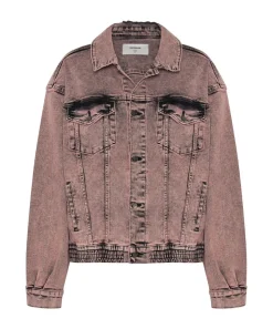 Jackets|ONE TEASPOON Night Haze Oversized Denim Trucker Jacket