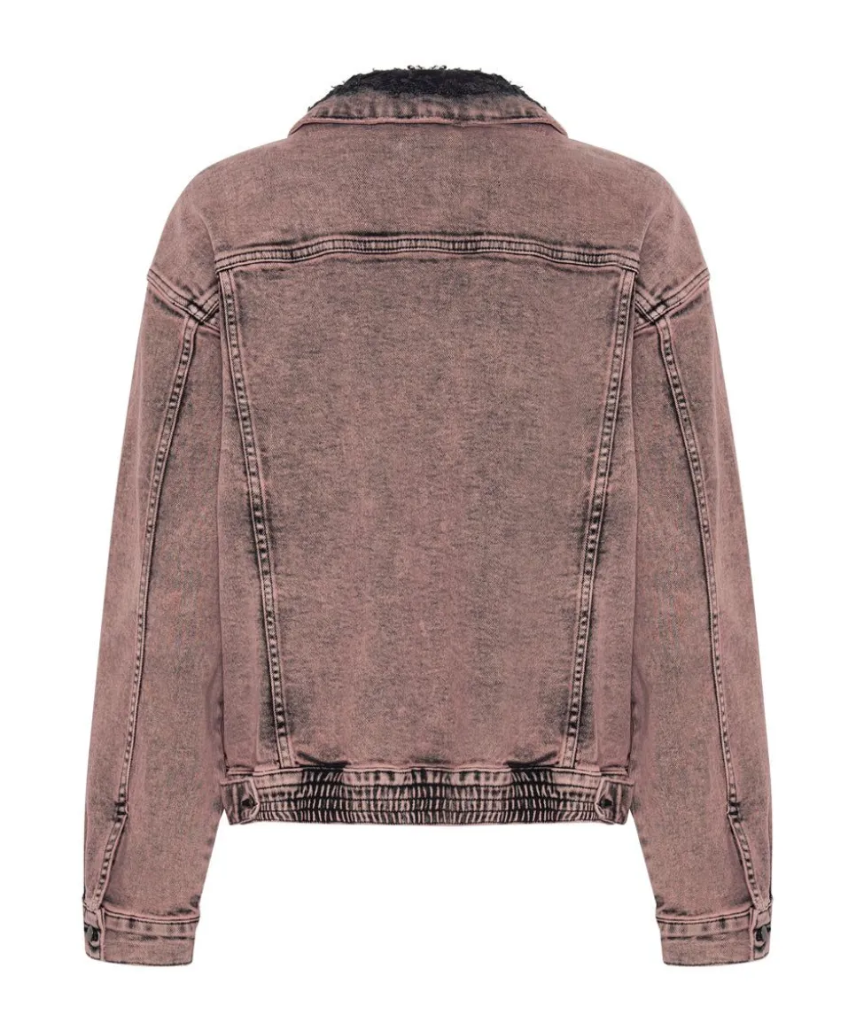 Jackets|ONE TEASPOON Night Haze Oversized Denim Trucker Jacket