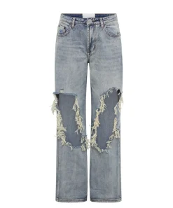 Denim Jeans|ONE TEASPOON Old Blue Jackson Mid Waist Wide Leg Jeans