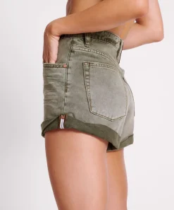 Denim Shorts|ONE TEASPOON Old Khaki Bandits High Waist Shorts