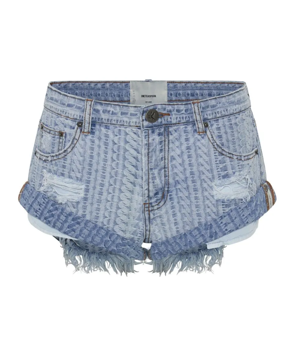 Denim Shorts|ONE TEASPOON On Repeat Bandit Low Waist Denim Shorts