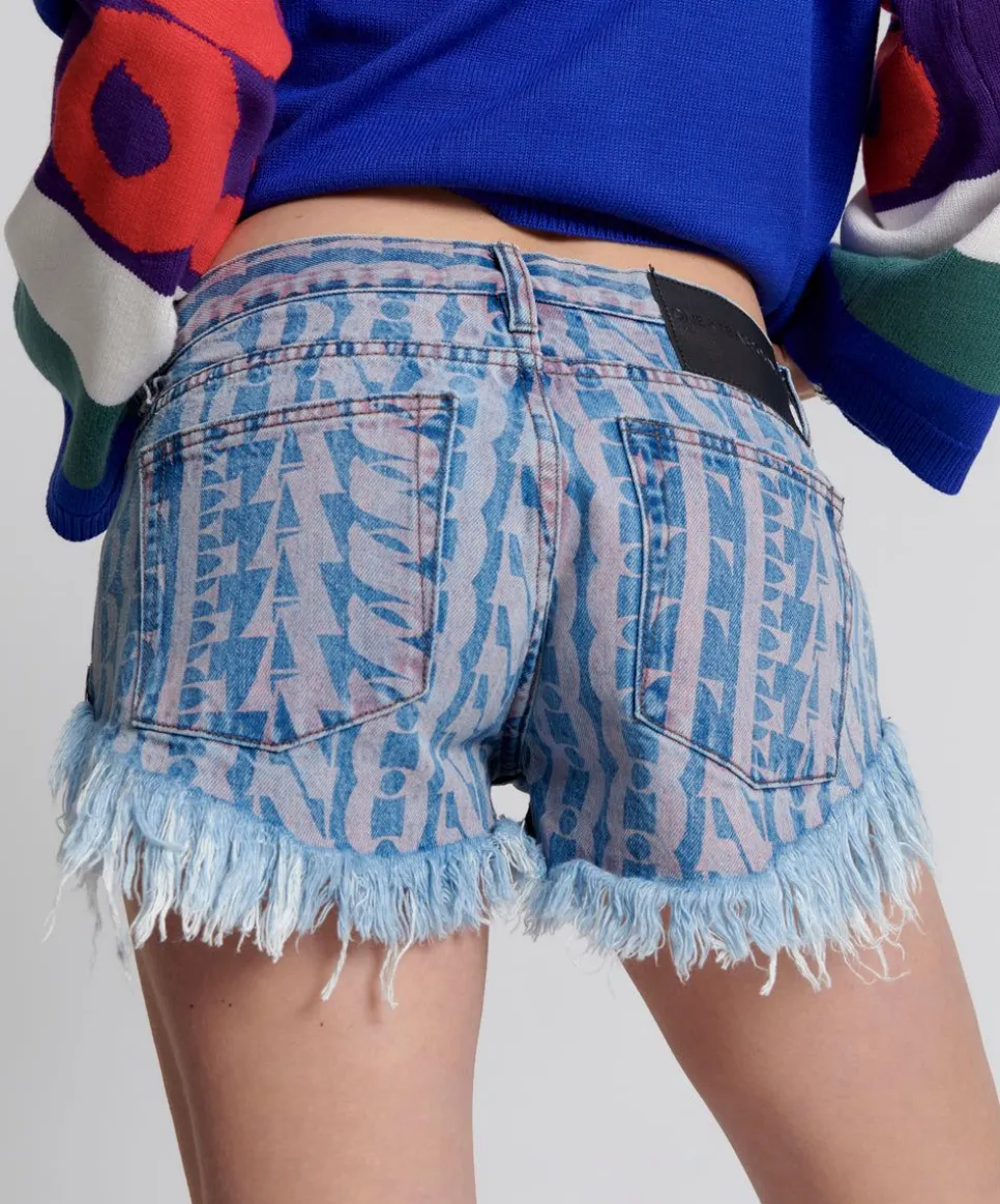 Denim Shorts|ONE TEASPOON On Repeat Dukes Low Waist Mini Denim Shorts