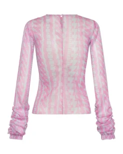 Tops|ONE TEASPOON On Repeat Lurex Party Longsleeve Top