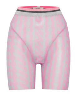 Bottoms|ONE TEASPOON On Repeat Mesh Bike Shorts