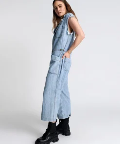 Denim Jumpsuits|ONE TEASPOON On Repeat Safari Camp Overalls