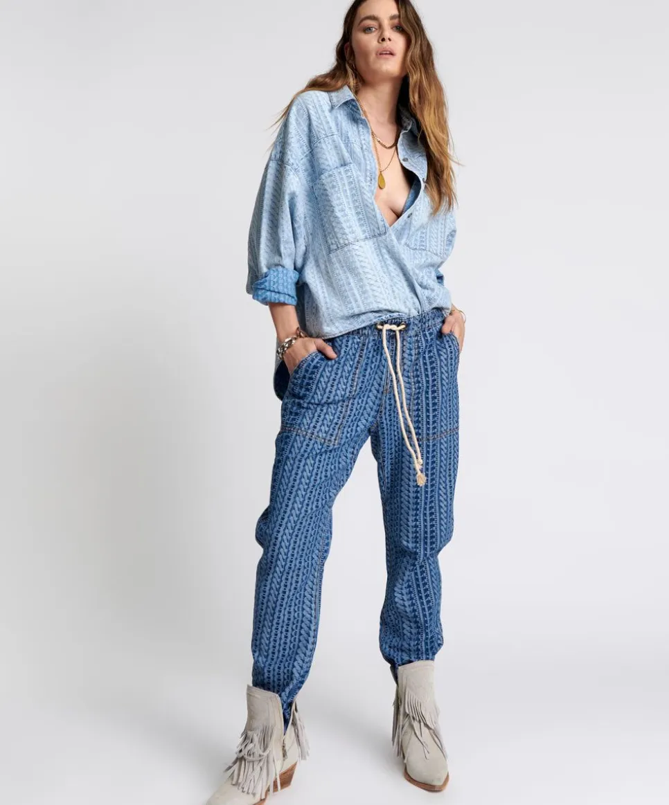 Denim Jeans|ONE TEASPOON On Repeat Shabbies Drawstring Boyfriend Jeans