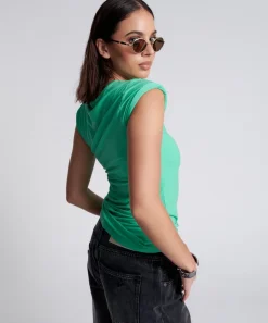 Graphic Tees|ONE TEASPOON Fitted Logo Tee