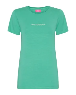 Graphic Tees|ONE TEASPOON Fitted Logo Tee