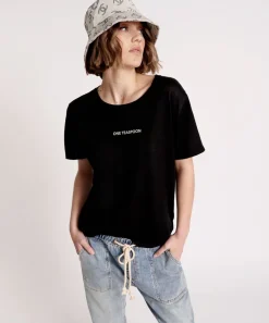 Graphic Tees|ONE TEASPOON Linen Wide Neck Tee