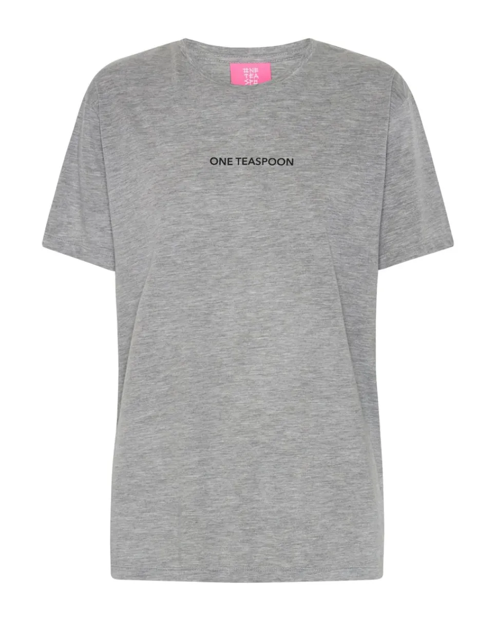 Graphic Tees|ONE TEASPOON Logo Crew Neck Tee