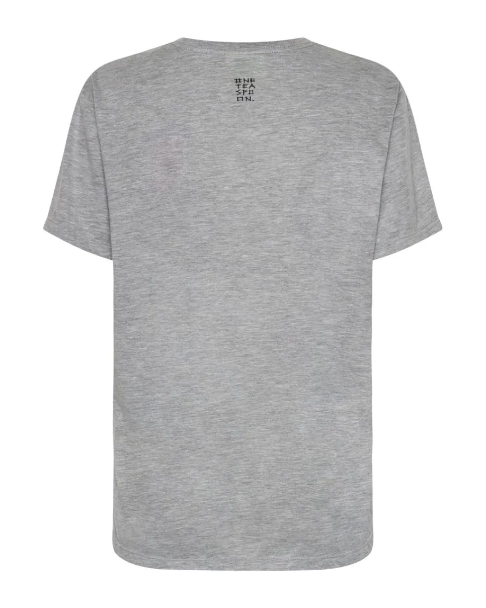 Graphic Tees|ONE TEASPOON Logo Crew Neck Tee