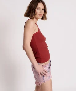 Tees & Tanks|ONE TEASPOON Rib Singlet