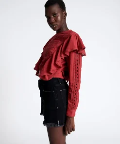 Denim Shorts|ONE TEASPOON Onyx Black Legends High Waist Mom Fit Denim Shorts