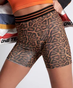 Bottoms|ONE TEASPOON Ots Animal Bike Shorts