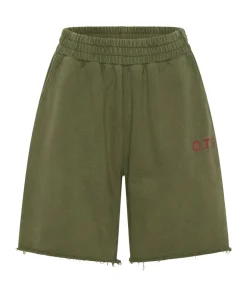 Bottoms|ONE TEASPOON Ots Khaki High Waist Kick Shorts