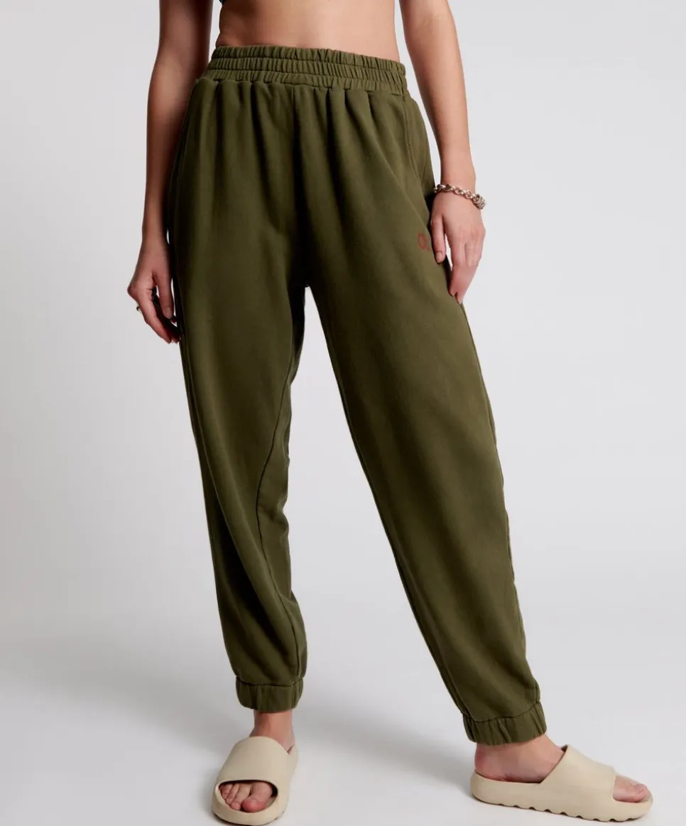 Bottoms|ONE TEASPOON Ots Khaki High Waist Kick Pants