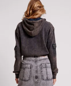 Hoodies And Sweats|ONE TEASPOON Ots Midnight Rust Cargo Studded Adventure Hoody