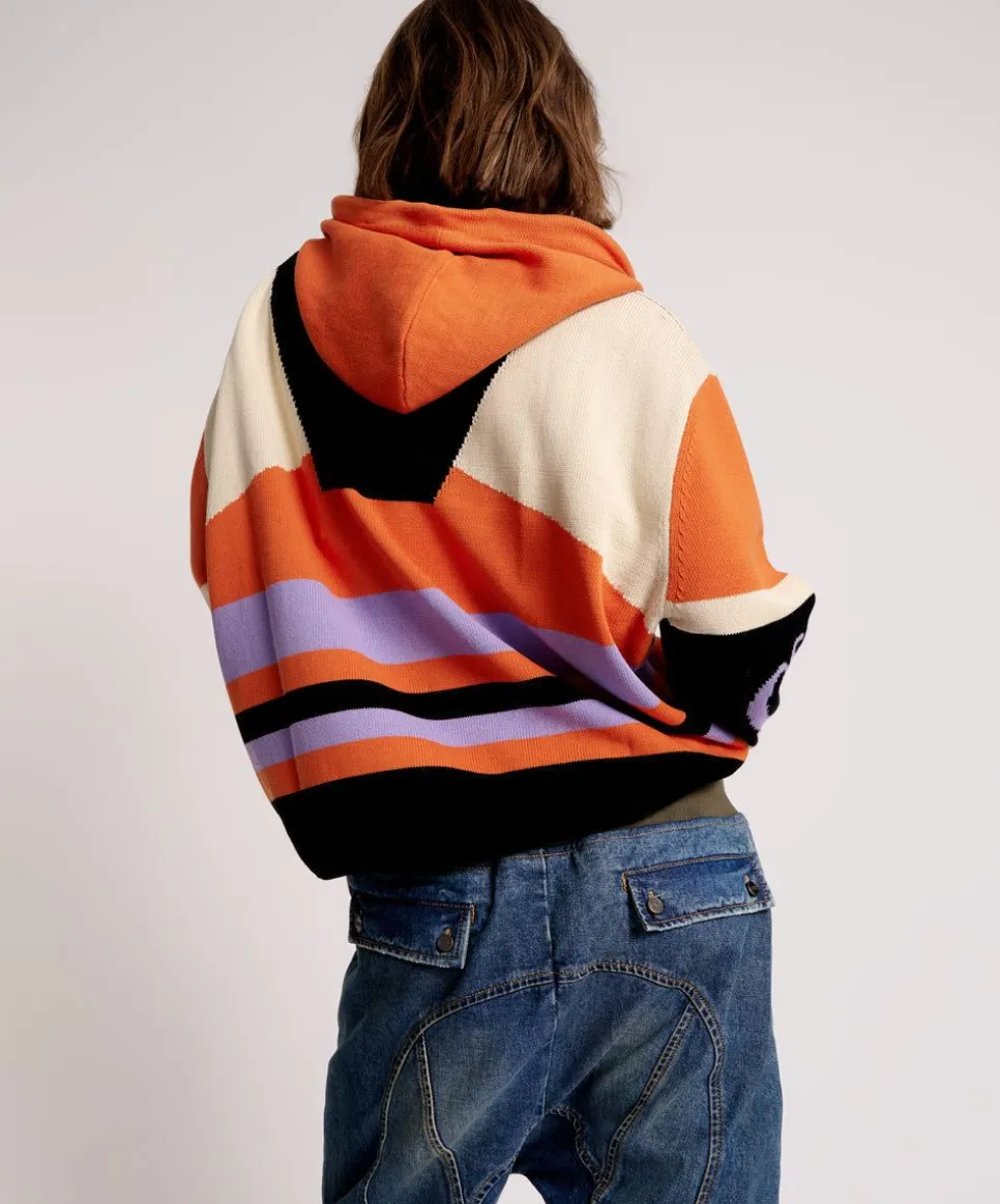 Knitwear|ONE TEASPOON Ots Reactive Knit Hoody