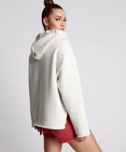 Hoodies And Sweats|ONE TEASPOON Ots White Marl Voyager Hoody