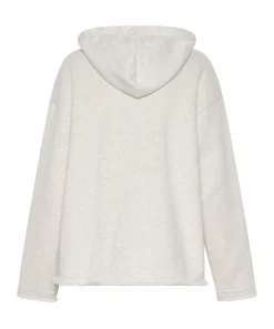 Hoodies And Sweats|ONE TEASPOON Ots White Marl Voyager Hoody