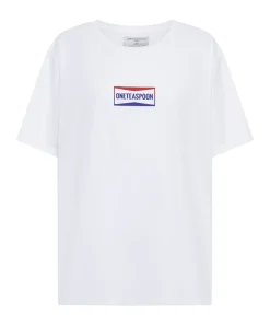 Graphic Tees|ONE TEASPOON Oversized Retro Logo Crew Tee