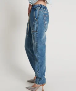 Denim Jeans|ONE TEASPOON Pacifica Artiste Shabbies Drawstring Boyfriend Jeans