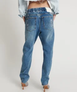 Denim Jeans|ONE TEASPOON Pacifica Artiste Shabbies Drawstring Boyfriend Jeans