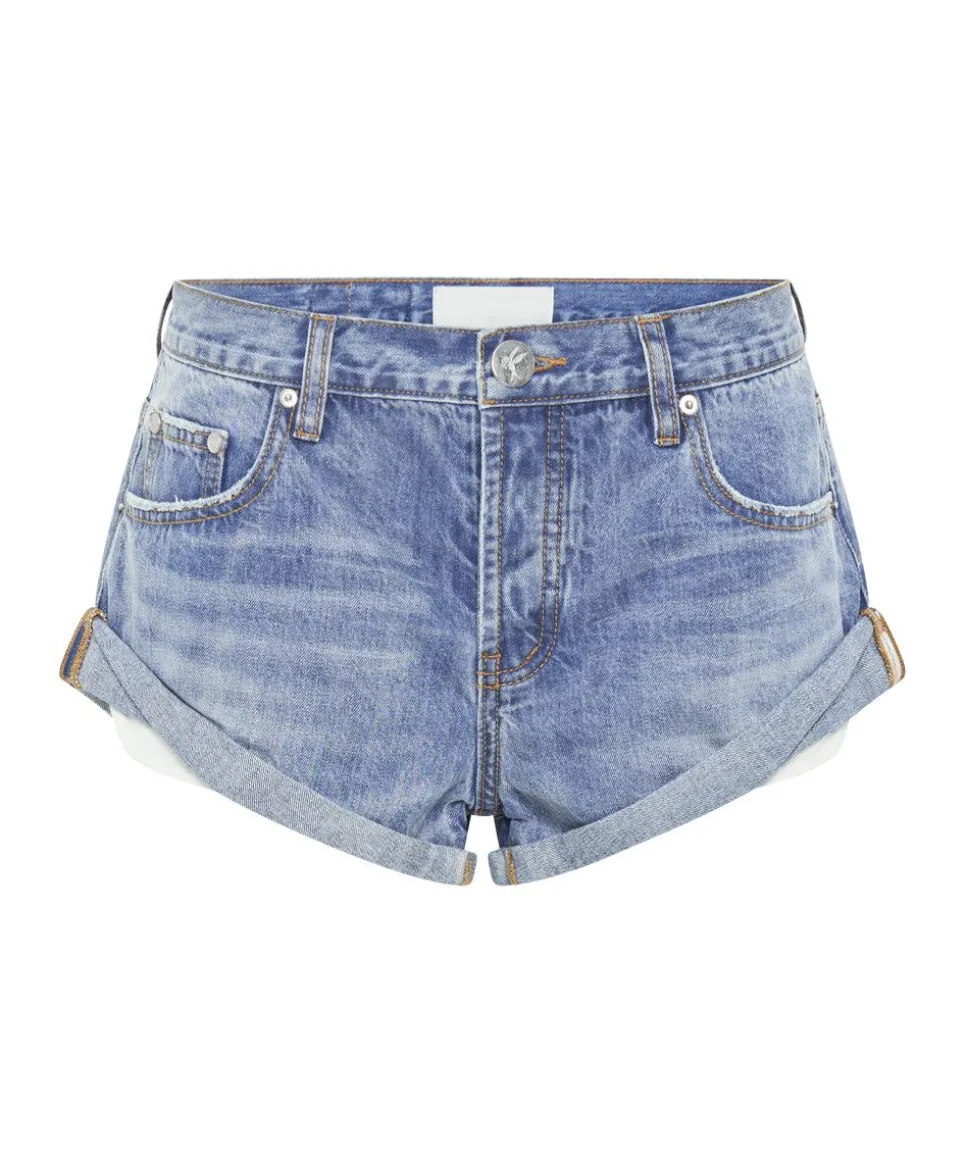 Denim Shorts|ONE TEASPOON Pacifica Bandits Low Waist Denim Shorts