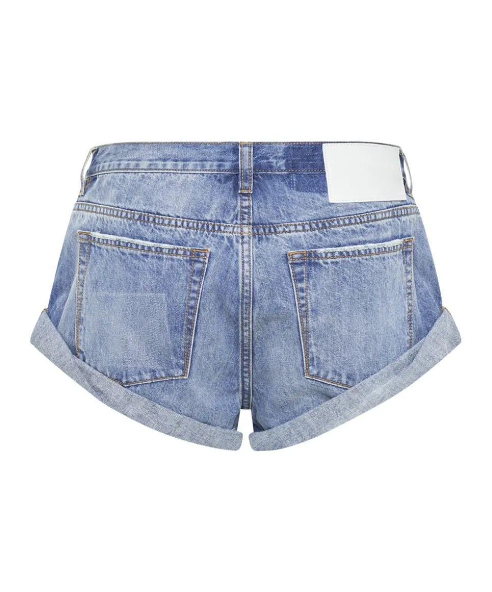 Denim Shorts|ONE TEASPOON Pacifica Bandits Low Waist Denim Shorts
