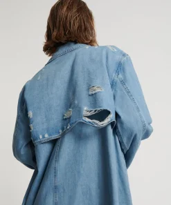Jackets|ONE TEASPOON Pacifica Denim Trench Coat