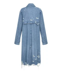 Jackets|ONE TEASPOON Pacifica Denim Trench Coat