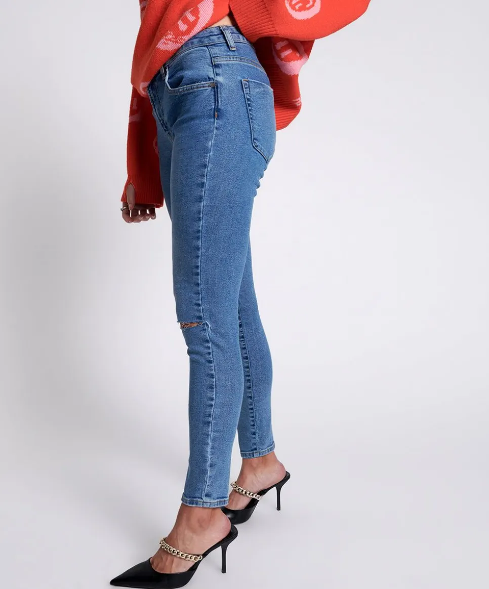 Denim Jeans|ONE TEASPOON Pacifica Freebirds Ii High Waist Skinny Jeans