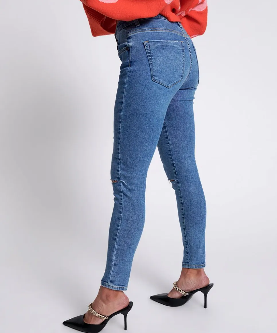 Denim Jeans|ONE TEASPOON Pacifica Freebirds Ii High Waist Skinny Jeans