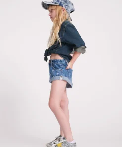 Clothing|ONE TEASPOON Pacifica Kids Denim Bandit Shorts