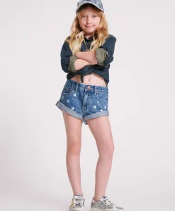 Clothing|ONE TEASPOON Pacifica Kids Denim Bandit Shorts