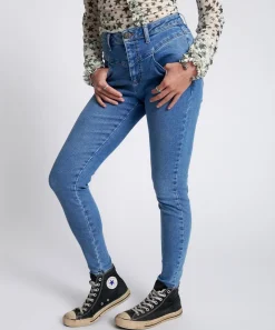 Denim Jeans|ONE TEASPOON Pacifica Preachers High Waist Skinny Jeans