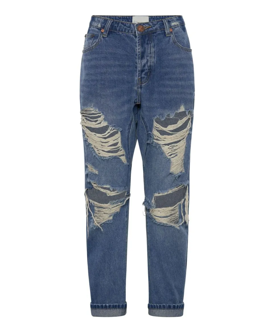 Denim Jeans|ONE TEASPOON Pacifica Saints Boyfriend Jeans