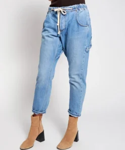 Denim Jeans|ONE TEASPOON Pacifica Workwear Shabbies Drawstring Boyfriend Jeans