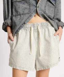 Denim Shorts|ONE TEASPOON Painters Stripe Denim Boxer Shorts