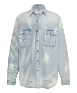 Shirts|ONE TEASPOON Painters Stripe Everyday Shirt