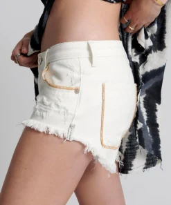Denim Shorts|ONE TEASPOON Pearl Bonitas Low Waist Denim Shorts