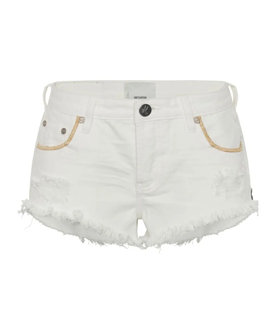 Denim Shorts|ONE TEASPOON Pearl Bonitas Low Waist Denim Shorts