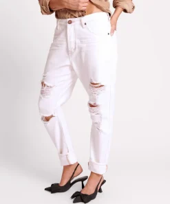 Denim Jeans|ONE TEASPOON Pearl Messed Up Saints Boyfriend Jeans